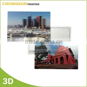American Souvenir Gifts Custom Made 3D Printing Lenticular Postcard thumbnail-3