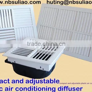 Compact and Adjustable Plastic Air Conditioning Diffuser thumbnail-1