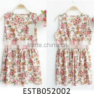 Ladies Chiffon Floral Printed New Fashion Dress thumbnail-1