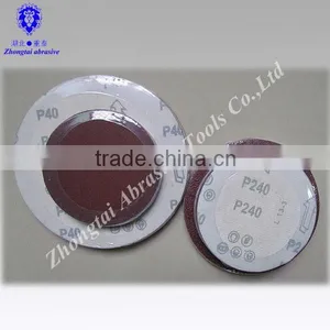 Good Quality Manfacture OEM Round Sand Paper With Hook and Loop thumbnail-2
