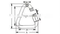 DELTA SHAPED QUICK LINK , ZINC Plated thumbnail-4