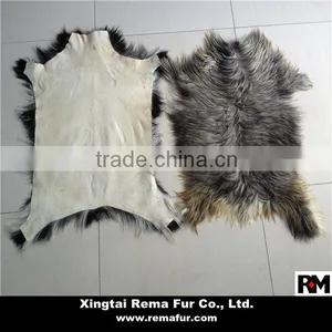 Long Hair Goat Fur Rug For Decoration thumbnail-1
