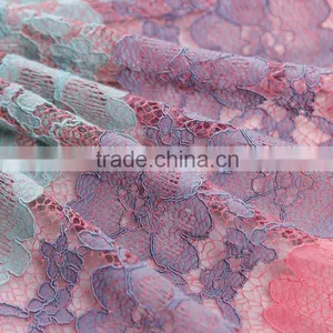 Most Popular Wholesale French Lace Fabric 2016 for Wedding Embroidered French Tulle Lace Fabric thumbnail-1