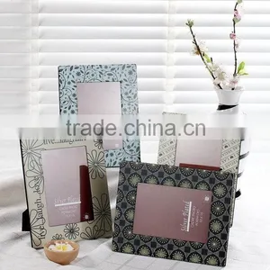 2014 Hot Sales High Quality 4x6" Silver Finish Aluminium Frame Stainless Steel Photo Frame With Velvet Backing thumbnail-1