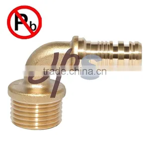 Lead Free Brass Straight Pex Coupling thumbnail-2
