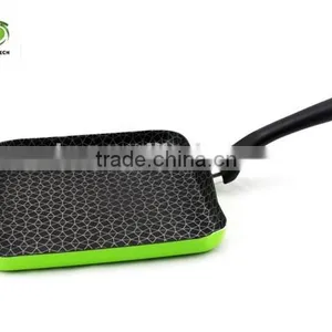 Aluminum Nonstick Press / Forged BBQ Square Frying Pan Grill Pan Skillet Non-stick Pan thumbnail-3