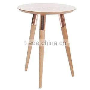 Modern Metal-on-wood Design Phoenix Side Table thumbnail-1