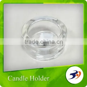 Decorative Glass Candle Holder Stem With Lid thumbnail-4