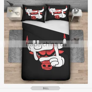 Fashion Color Emoji 3D Print Bedding Sets Soft Home Textile Four Season Collection Colorful Print Funny Animal Children Printing thumbnail-2