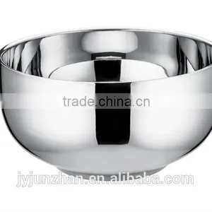 Factory Direct-sell Stainless Steel Soup Bowl With Matt Polishing Outside and High Mirror Inside thumbnail-3