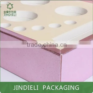 Luxury Set Pink Leather Cosmetic Box Packaging thumbnail-5