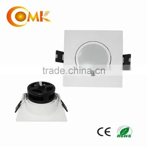 3W White Painted Square Led Downlights thumbnail-1