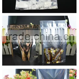 Plain Aluminum Foil Bag With Window And Zipper thumbnail-2