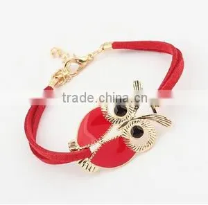 >>New Arrival SW16481 Cute Promotion Owl Charm Bracelet/ thumbnail-2