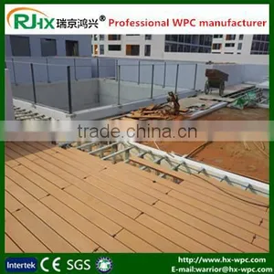Top Quality Grey Wood Plastic Composite Decking for Interlocking Wood Flooring thumbnail-1