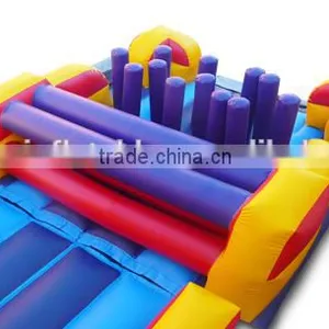 50ft Long Cheap Kids Obstacle Course Inflatable Equipment for Fun thumbnail-5