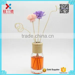 Eco-friendly 190ml Reed Diffuser Glass Bottle Cute Round Shape thumbnail-2