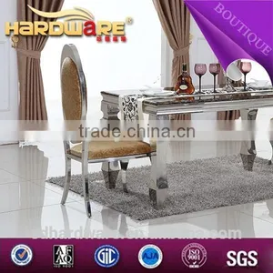 Supplier Marble Top Stainless Steel Chair Home Furniture thumbnail-6