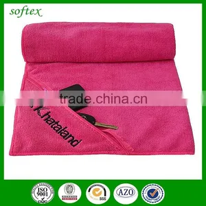 WORKOUT EXERCISE Custom Microfiber Gym Towel Zipper thumbnail-1
