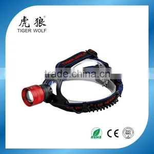 Rechargeable Aluminum High Power XML T6 LED Headlight LED Headlamp thumbnail-1