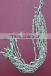 Green Aventurine ( Light ) Plain Oval Gem Beads thumbnail-1