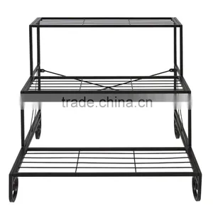 Iron Wedding Flower Pot Stand Centerpieces 3 Tier Designs Rack thumbnail-4