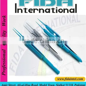 EYE INSTRUMENTS OPHTHALMIC INSTRUMENTS TITANIUM EYE INSTRUMENTS MICROSURGERY SET TITANIUM FORCEPS ENT INSTRUMENTS SURGICAL SET thumbnail-1