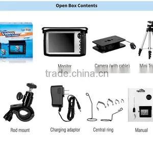 150m/100m/50m Underwater Fishing Finder Camera 5'' 1080P HD Video Fishing Finder Camera Work in Dark Field thumbnail-2