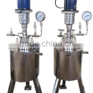 High Pressure Glass Reactor (supreme Quality, GG17 or GG3.3 Glass ,321 SS Material,PTFE Sealing) Quality Choice thumbnail-1