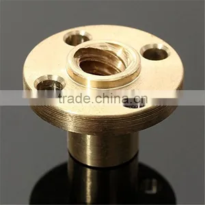 Brass Flange Cap Nut Copper for Z Axis Lead Screw 8mm 1-Start Screw CNC 3D Printer Reprap Prusa i3 DIY Kit 3dprinter Accessory thumbnail-5