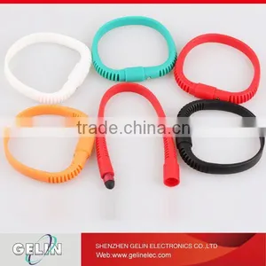 Pass ROHS Certificate Convenient Silicon Wristband Stylus Pen thumbnail-1