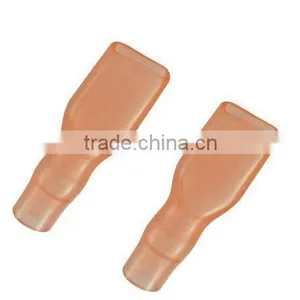 Red Soft PVC Insulation Cover for Spade Connector 4.8 mm 0.2" thumbnail-1