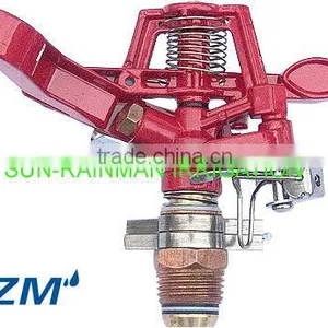 1/2"Part or Full Circle Agriculture Irrigation Metal Impact Sprinkler thumbnail-2
