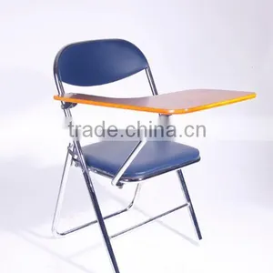 Plastic Folding PU Conference Chairs With Writing Board 1084B thumbnail-2