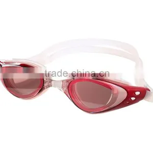 Women's Comfort Anti-UV Anti-fog Mirrored Swim Goggles With Case thumbnail-1