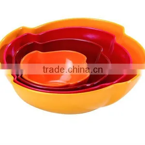 Wholesale Colorful Melamine Insulated Serving Salad Bowls Sets thumbnail-1