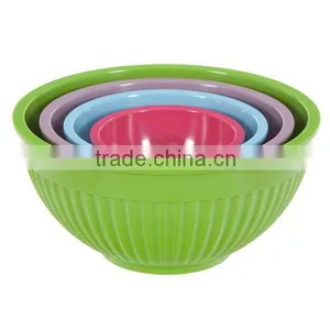 Solid Color Melamine Mixing Bowl Set thumbnail-4