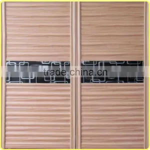 Classic Wpc Wardrobe Sliding Door Bedroom Furniture Desings thumbnail-1
