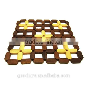 Square Bamboo Placemat Food Serving Placemat thumbnail-2