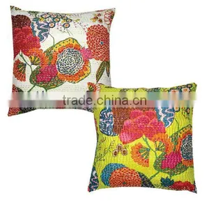 Christmas Cushion Covers Online in Kantha thumbnail-1