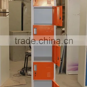 Solid Metal Six Tier Narrow Cloth Cabinet thumbnail-4