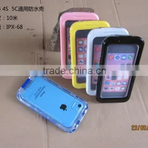 Slim Soft Silicone Waterproof Shockproof Durable Case Cover For IPhone 4 4s 5c thumbnail-3