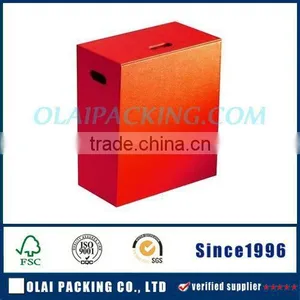 Large Capacity Hamper Box Wholesale Without Cover Red thumbnail-1