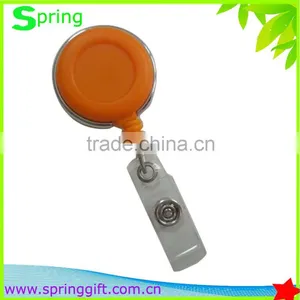 Round Shape id Retractable Reel Badge Holder thumbnail-1