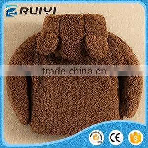 International Kids Wear Man Made Fur Coat thumbnail-4