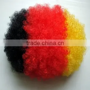 Bob Trading Manufacturer Football Fan Wig/hair Afro Wig Fan Wig Football Fan Wig thumbnail-1