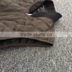 Women Elegant Slim Green Winter Vest thumbnail-3