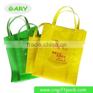 Red Black Non Woven Foldable Tote Bag Print thumbnail-3