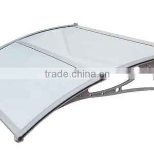 Economic Outdoor DIY Polycarbonate Transparent Canopy Can be With Mid-fixing Bar Used Color Gift Box thumbnail-1