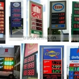 Outdoor Waterproof 12 Inch 7 Segment Led Display Gas Station Price Signs Indoor Led Display Screen thumbnail-1